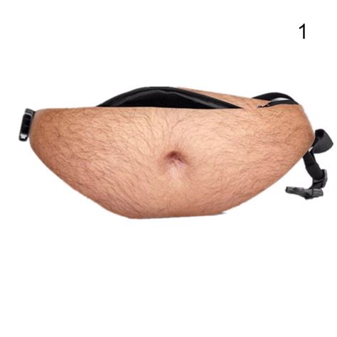 dad bag fake beer belly|Cabilock Dad Bag Fanny Pack Bag: 3D Fake Beer Belly Waist Bag Dad .